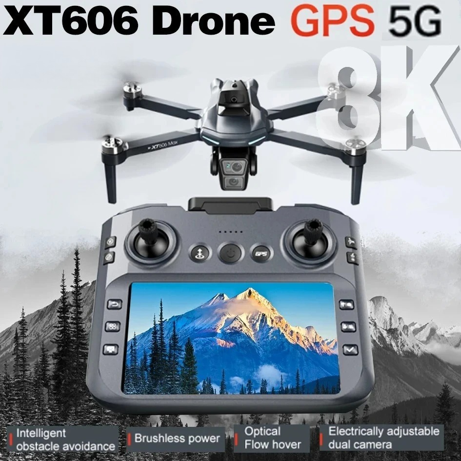 Original XT606 Drone Professio - Fpv Brushless Rc Drone 4K review and price