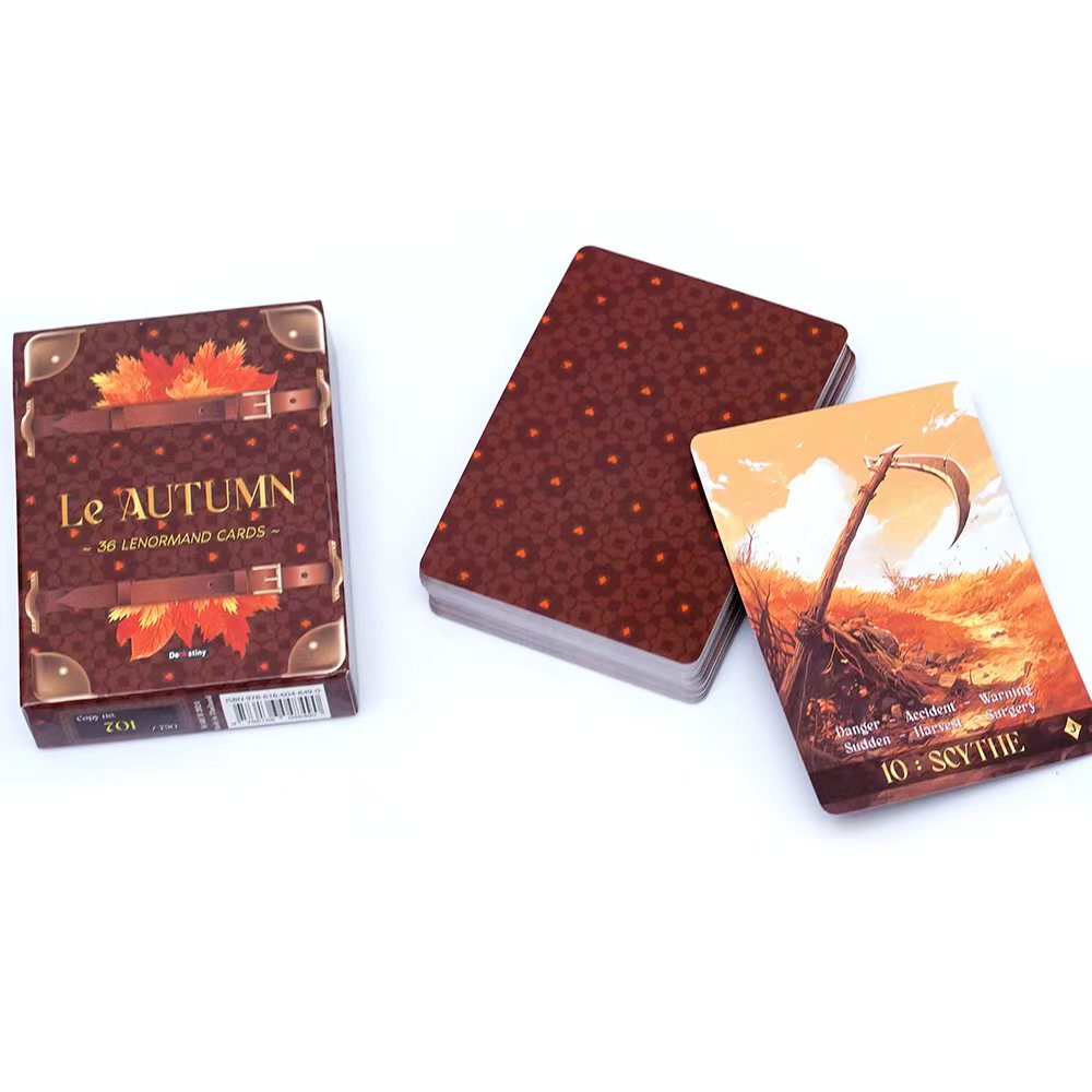 Lenormand Tarot Deck Le Autumn - Tarot Cards Deck With Guidebook review and price