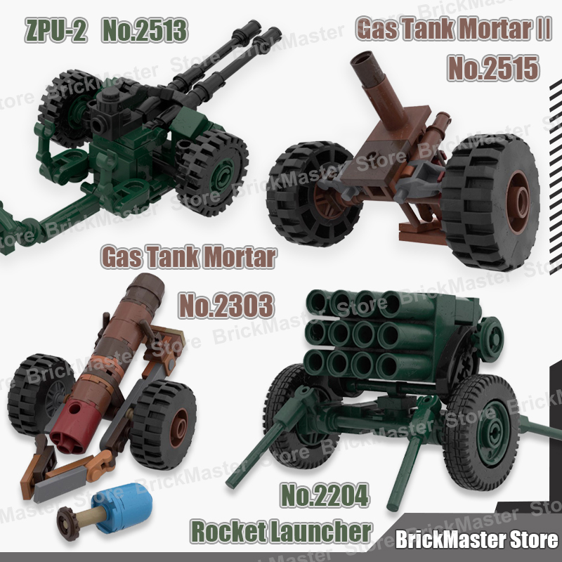 MOC Military War Scene Gas Tan - Lego Compatible Military Tank review and price