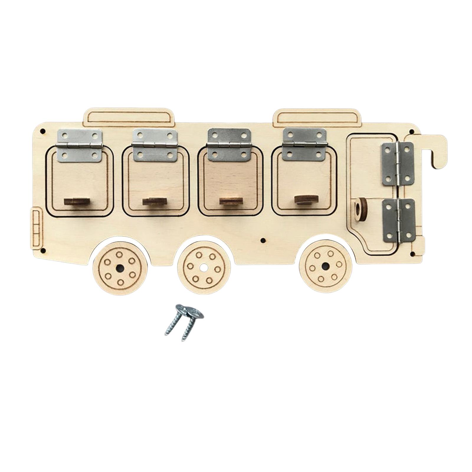 Wooden Busy Board Parts Montes - Montessori Wooden Busy Board Toddler review and price