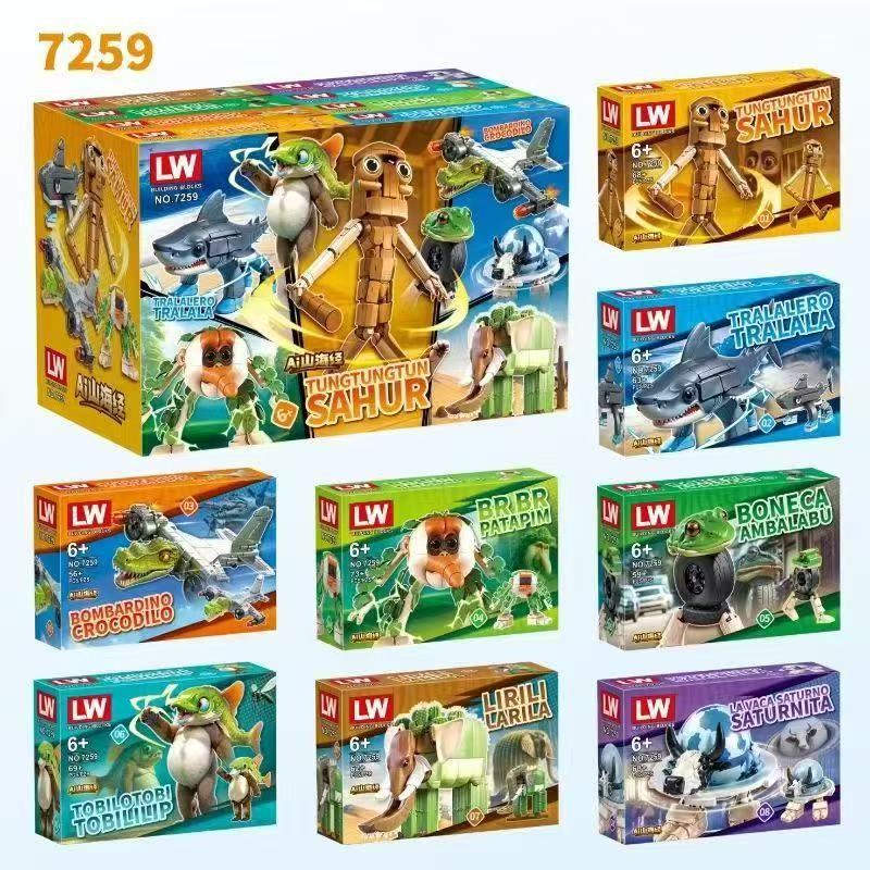 Anime Italian Brainrot Tralale - Anime Action Figure Blind Box review and price