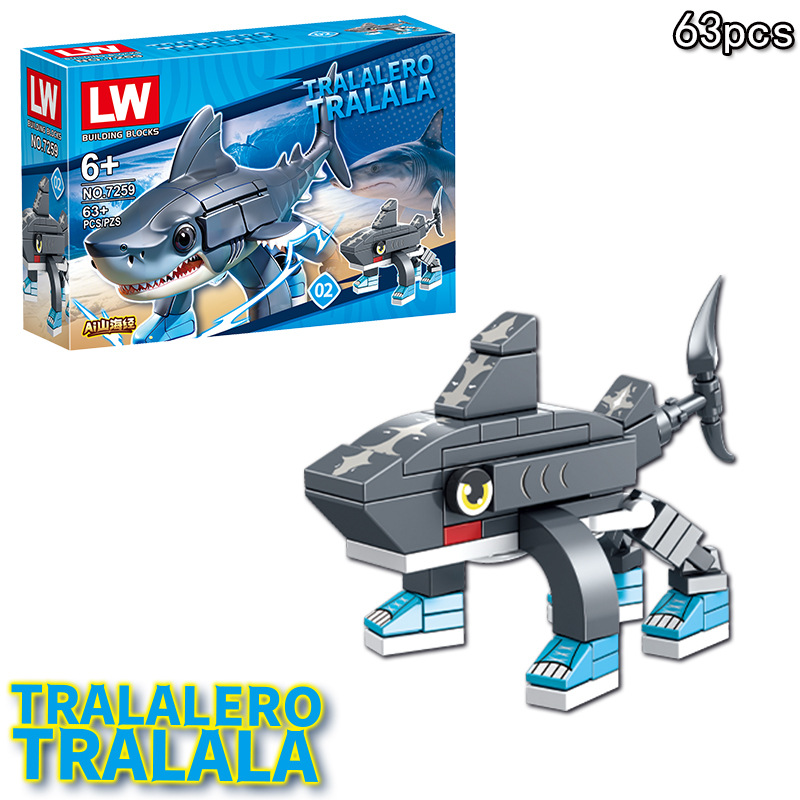 Anime Italian Brainrot Tralale - Anime Action Figure Blind Box review and price