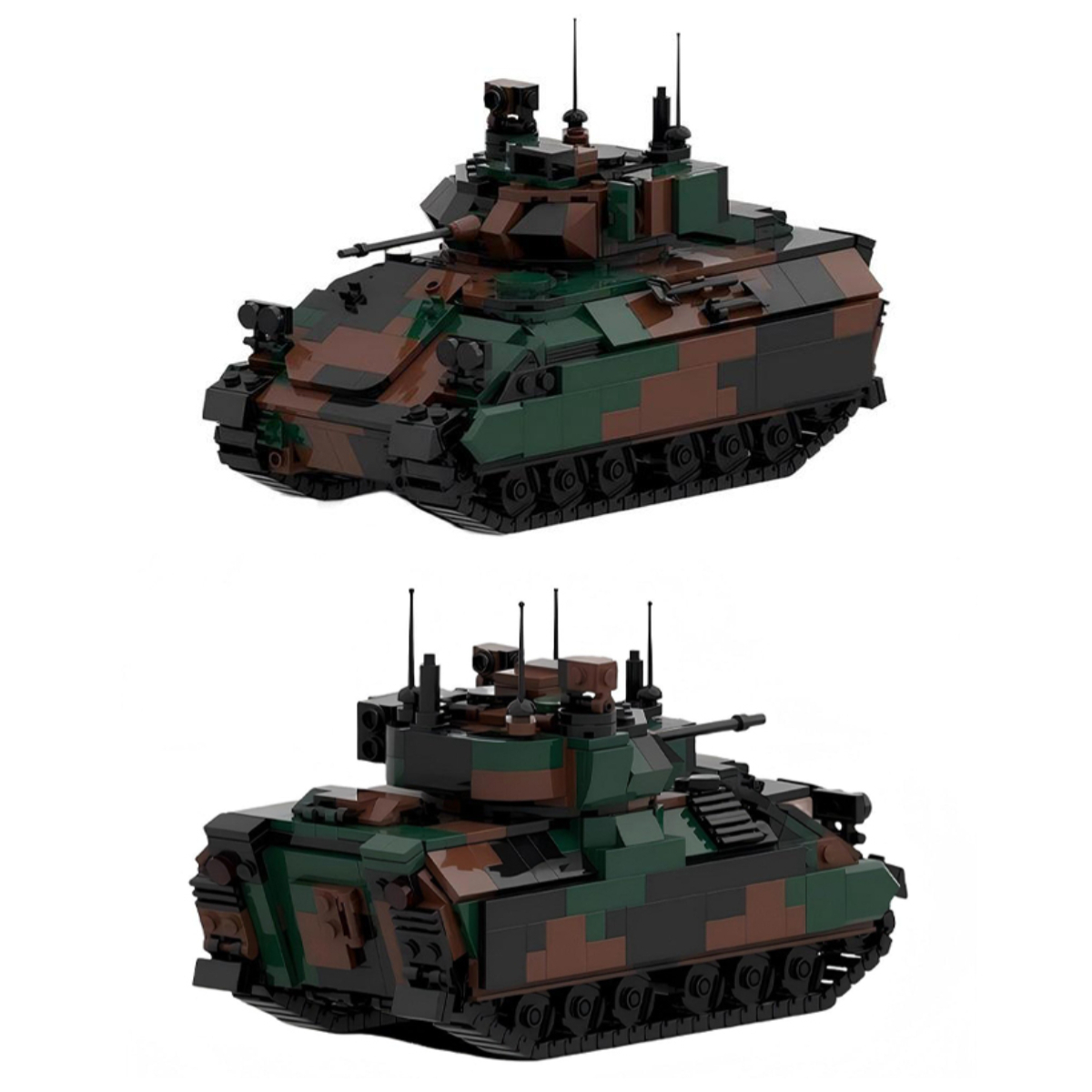 MOC Military Series Tracked Ar - Lego Compatible Military Tank review and price